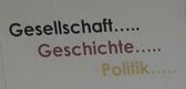 Thementisch Politik